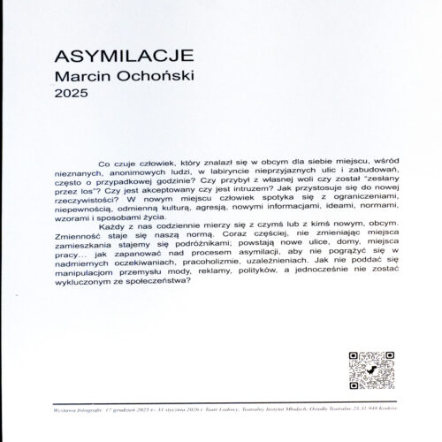 Wystawa B.Głowackiego, B.Krężołka, M.Ochońskiego, D.Stawiaka, P.Śnidowskiego w Teatrze Ludowym